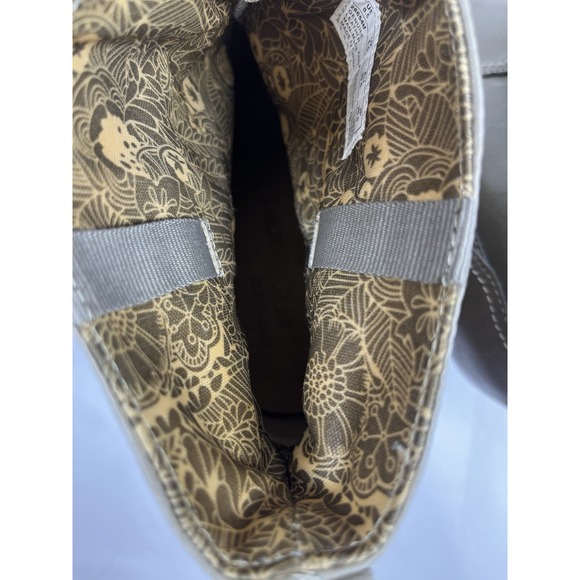 Timberland Womens 8.5 Earthkeepers Ankle Taupe Leather Boots Heel Bootie 28654M - Picture 10 of 16